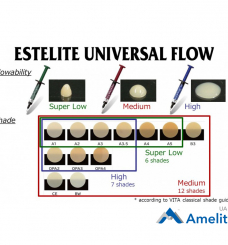 Композит Estelite Universal Flow High (підвіщеної текучості), колір А2 (Tokuyama Dental), шприц 1.8 мл (3 г)