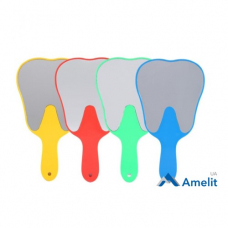 Дзеркало для пацієнта "Зуб", кольори в асортименті, 1 шт.
