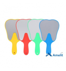Дзеркало для пацієнта "Зуб", кольори в асортименті, 1 шт.