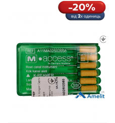 Інструмент ручний K-Reamers M-Access №20, 25 мм (Dentsply Maillefer), 6 шт./пак.