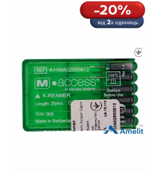 Інструмент ручний K-Reamers M-Access №8, 31 мм (Dentsply Maillefer), 6 шт./пак.